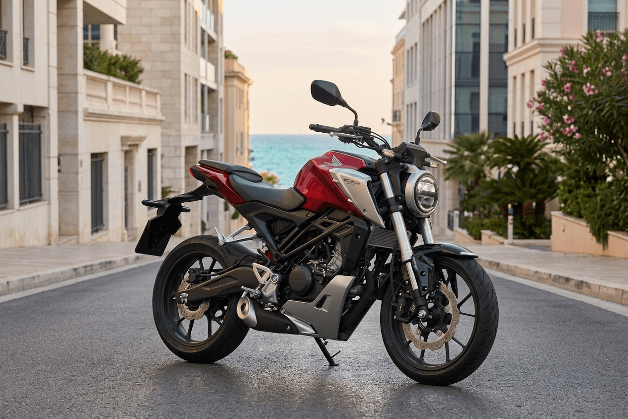Honda CB125R motorcycle rental Istanbul