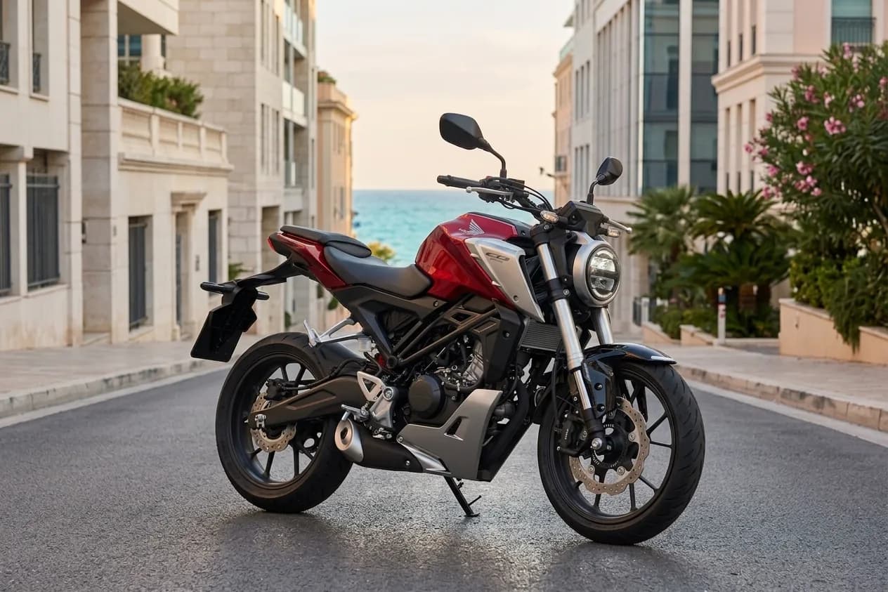Honda CB125R motorcycle for rent in Istanbul