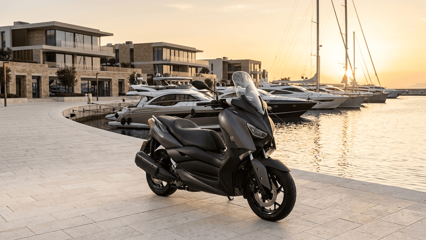 Yamaha XMAX 250 motorcycle rental Istanbul