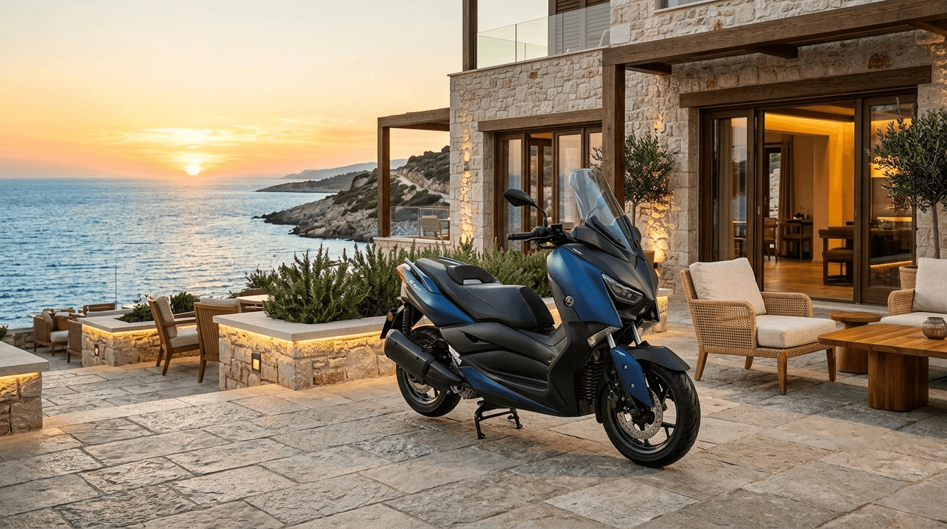 Yamaha XMAX 400 motorcycle rental Istanbul
